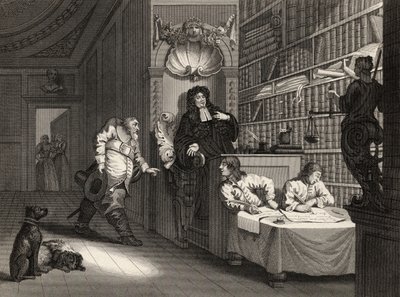 Hudibras mit dem Anwalt, aus 