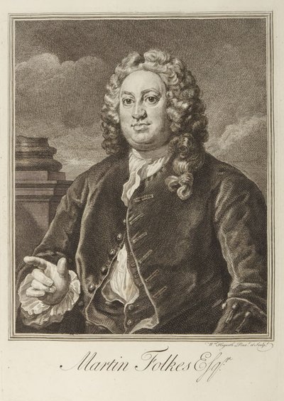 Martin Folkes von William Hogarth