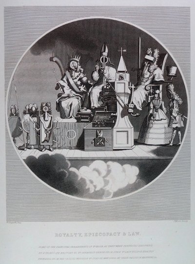 Königtum, Episkopat und Recht von William Hogarth