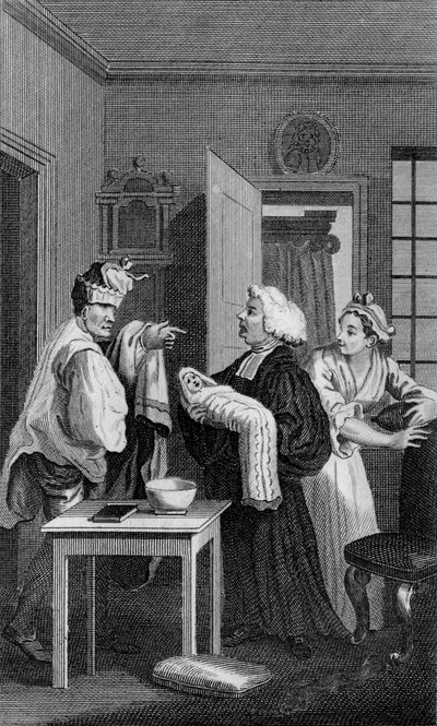 Zweites Frontispiz zu Tristram Shandy von William Hogarth