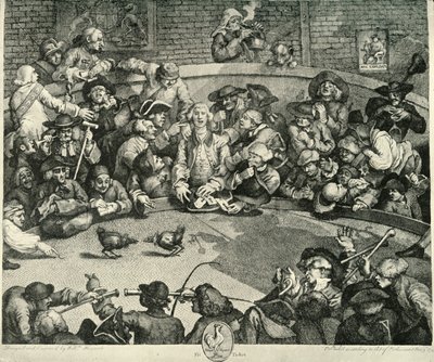 Sport im achtzehnten Jahrhundert, um 1720-1764, 1925 von William Hogarth