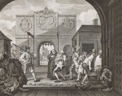 Das Tor von Calais, oder Oh, der Rinderbraten des alten England von William Hogarth