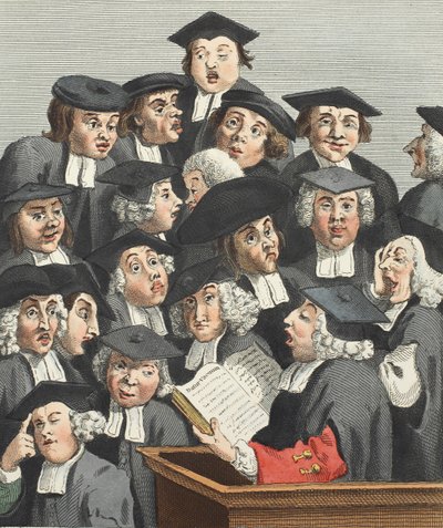 Die Vorlesung, Illustration aus 