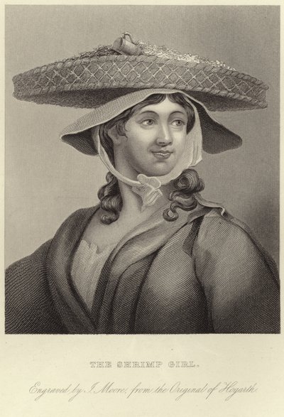 Das Garnelenmädchen von William Hogarth