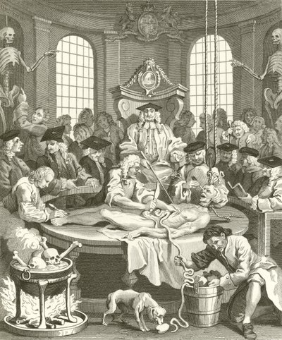 Die vier Stufen der Grausamkeit von William Hogarth