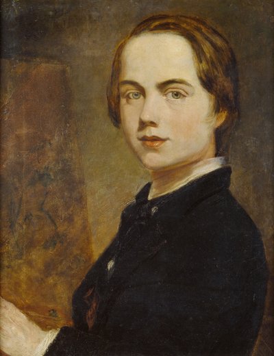 Selbstporträt im Alter von 14 Jahren, 1841 von William Holman Hunt