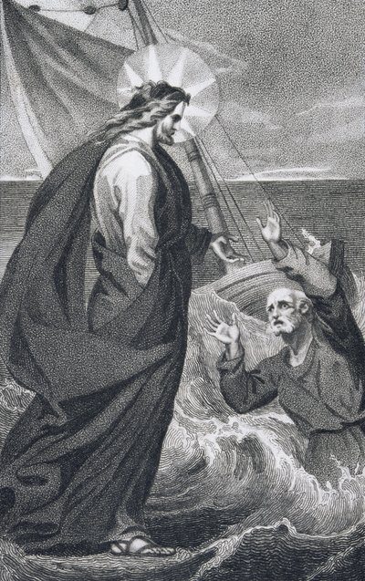 Christus tadelt Petrus, aus 