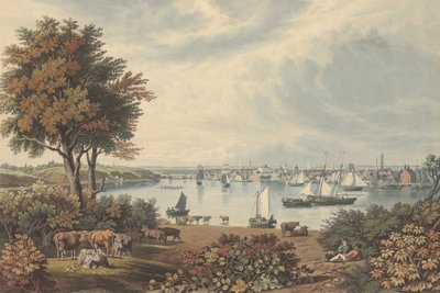 Baltimore in der Nähe von Whetstone Point, veröffentlicht 1831 von William James Bennett