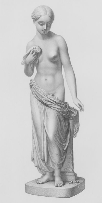 Früher Kummer, graviert von W Roffe nach der Statue von P Mac Dowell, RA von William John Roffe