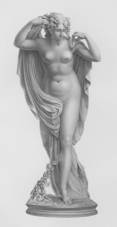 Euphrosyne, graviert von W. Roffe nach der Statue von Sir R. Westmacott, RA von William John Roffe