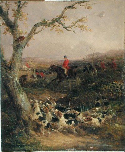 Ein südlicher Wind und ein bewölkter Himmel verkünden einen Jagdmorgen von William Joseph Shayer