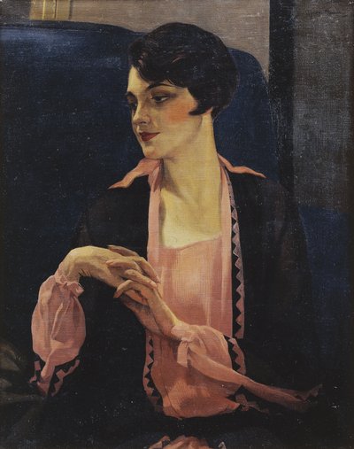 Porträt einer Frau, halbe Länge, 1905 von William Kay Blacklock