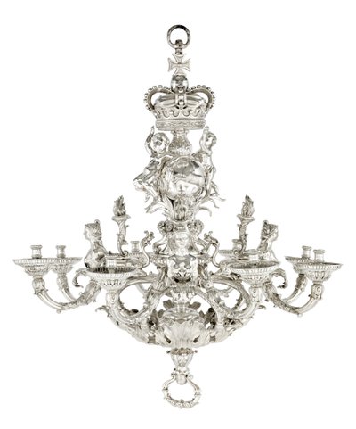Der königliche Hannover-Kronleuchter von Givenchy, 1736 von William Kent