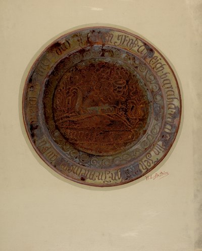 Pa. Deutscher Teller von William L Antrim