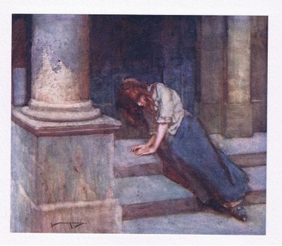 Und, von der Kälte gezwickt und vor dem Regen zurückschreckend, beklagt sie mit schwerem Herzen diese unglückliche Stunde von William Lee Hankey