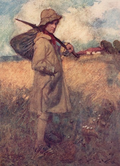 Illustration für Das verlassene Dorf von Oliver Goldsmith von William Lee Hankey
