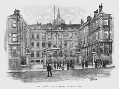 Das College of Arms, Queen Victoria Street von William Luker