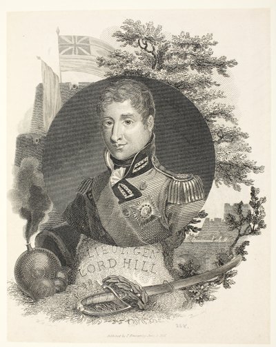 Generalleutnant Lord Hill KB, graviert von Brown, veröffentlicht von Kinnersley, 1815 von William Marshall Craig