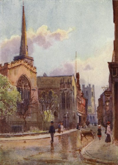 Market Street und Holy Trinity Kirche von William Matthison