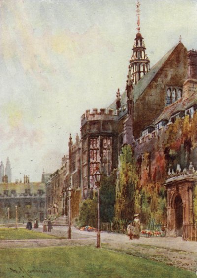 Erkerfenster der Halle, Trinity Great Court von William Matthison