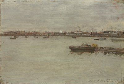 Grauer Tag in der Bucht von William Merritt Chase
