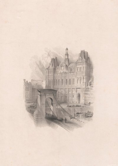Hotel de Ville, Paris von William Miller