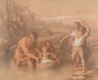 Zeichnung für Die erste Reise von William Mulready