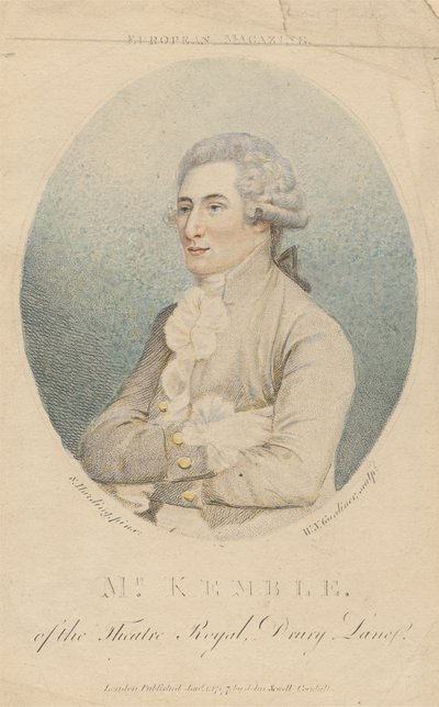 Mr. Kemble, vom Theatre Royal, Drury Lane von William Nelson Gardiner