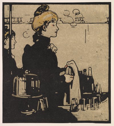 Londoner Typen: Bardame von William Nicholson