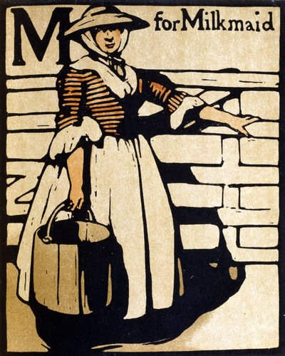 M für Milchmädchen, Illustration aus 