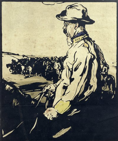 Präsident Theodore Roosevelt, Illustration aus 