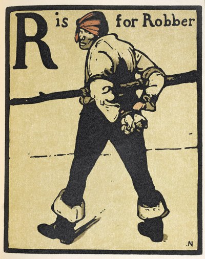 R steht für Räuber, Illustration aus 
