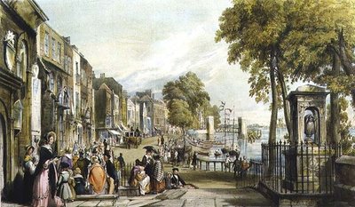Chelsea Old Church und das Grab von Sir Hans Sloane von William Parrott