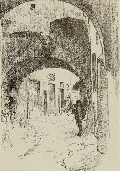Bögen, Via Strozzi von William Penhallow Henderson