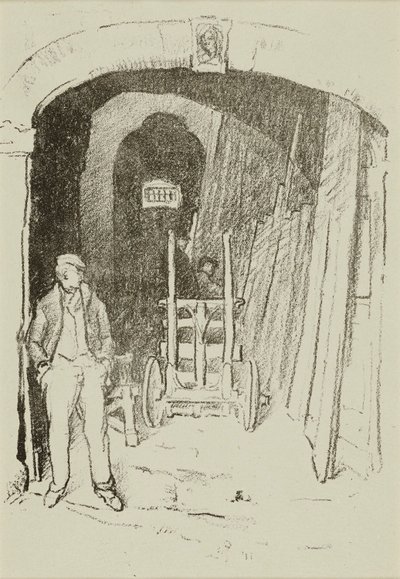Der Holzsägen von William Penhallow Henderson