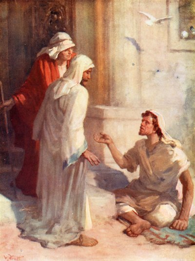 Am schönen Tor, Apostelgeschichte iii, 2 von William Pratt