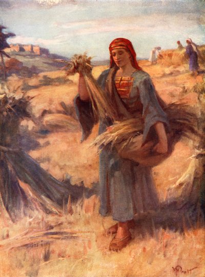 Ruth auf den Kornfeldern, Ruth ii, 2 von William Pratt