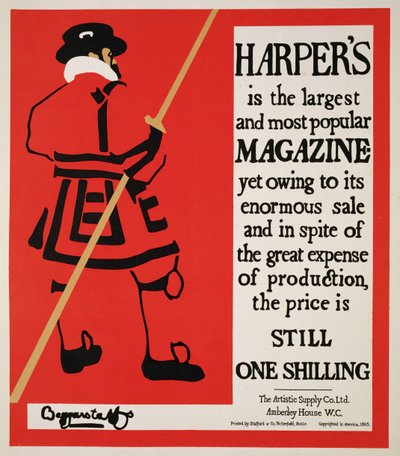 Reproduktion eines Posters, das 