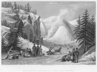Montmorency-Wasserfall und Kegel, in der Nähe von Quebec von William Purser