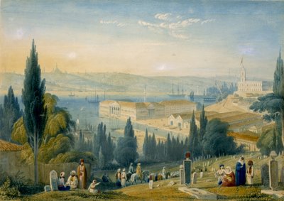 Türkische Marinegebäude am Goldenen Horn von William Purser