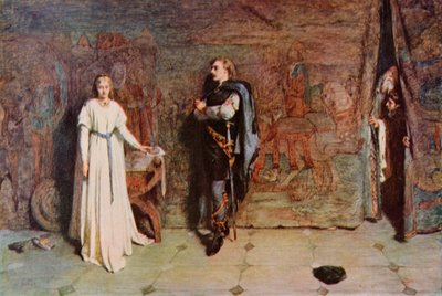 Shakespeare: Hamlet und Ophelia, Hamlet, Akt III, Szene 1 von William Quiller (after) Orchardson