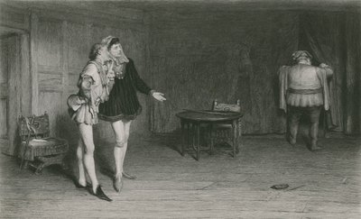 Prinz Heinrich, Points und Falstaff, König Heinrich IV., erster Teil von William Quiller Orchardson