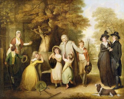 Der wohlwollende Erbe oder der Mieter, der zu seiner Familie zurückkehrt von William Redmore Bigg