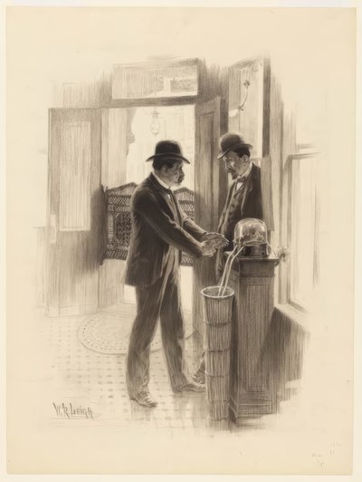 "Ich glaube nicht, dass es steigt; Ich weiß, dass es steigt!" von William Robinson Leigh