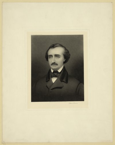 Porträt von Edgar Allan Poe 1809-1849, ca. 1896 von William Sartain