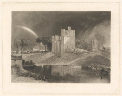 Brougham Castle, nahe dem Zusammenfluss der Flüsse Eamont und Lowther von William Say