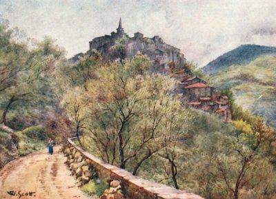 Apricale, vom Westen von William Scott