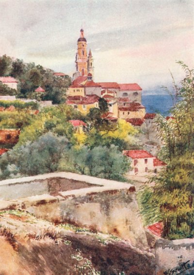 Die alte Kirche, Mentone von William Scott