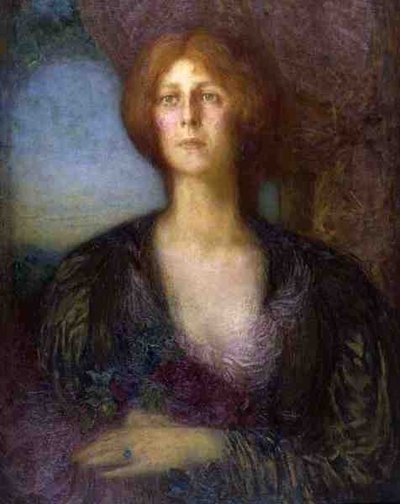 Porträt einer Dame von William Shackleton