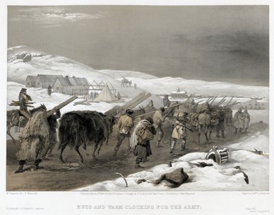 Britische Truppen auf dem Weg nach Sewastopol, 1855 von William Crimea Simpson